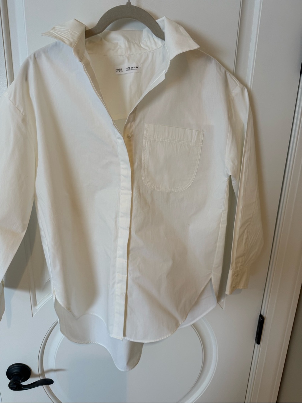 ZARA Girls White Shirt